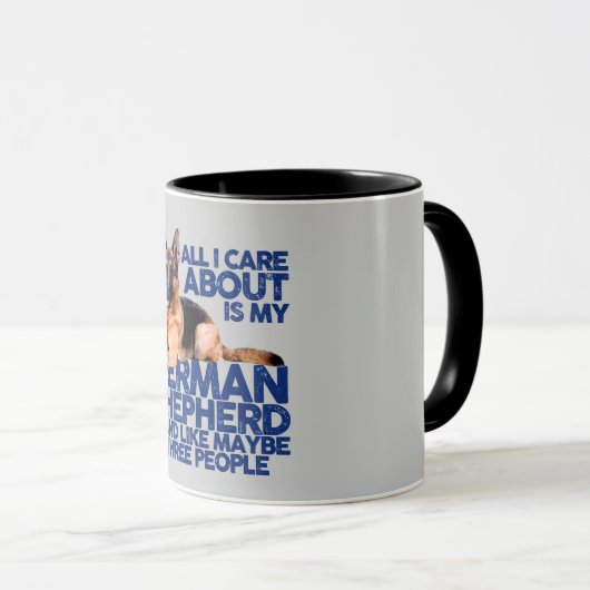 MUG TOUT SOIN D'I EST ENVIRON MON BERGER ALLEMAND (Devant droit)