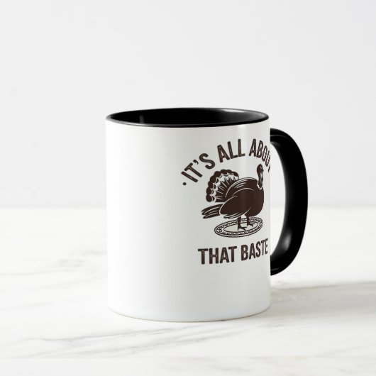 Mug Tout Sur Ce Baste Noël tendance (Devant droit)