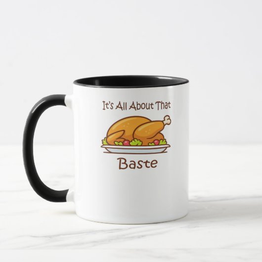 Mug Tout Sur Ce Baste (Thanksgiving) Tendance (Gauche)