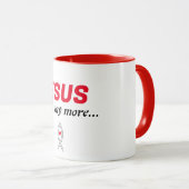 Mug Tout sur Jésus. (Devant droit)