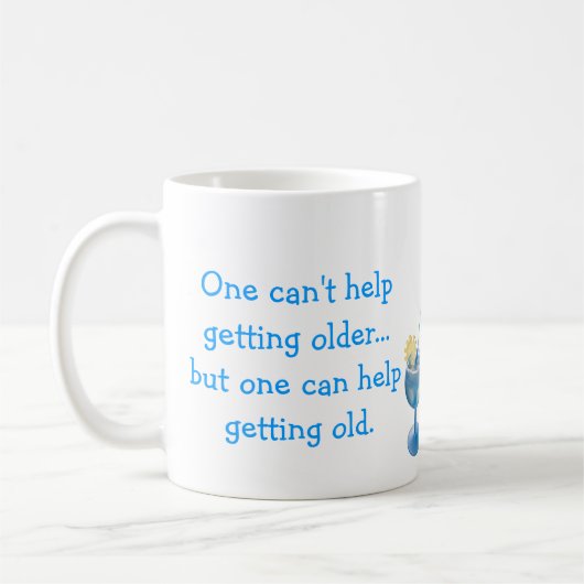 Mug Tout sur le vieillissement (Gauche)