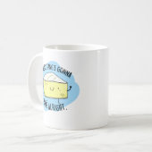 Mug Tout va bien Brie bon drôle Pun au fromage (Devant gauche)