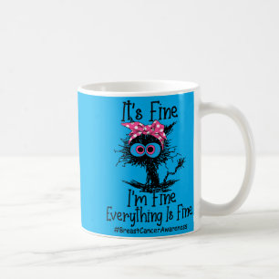 Mug Tout Va Bien Sensibilisation au Cancer du Sein