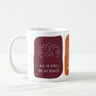 Mug Tout va bien, soyez en paix, motivation