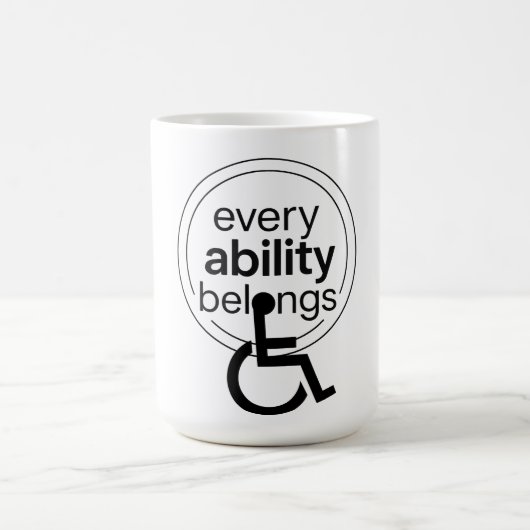 Mug Toute capacité appartient | Minimalisme inclusif (Centre)