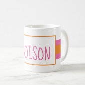 Mug Toute Couleur Ruban Bande Musique Personnalisée (Devant droit)