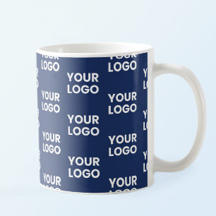 Mug Toute image ou logo d'entreprise modifiable bleu m