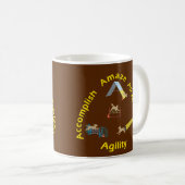 Mug Toute l'agilité américaine (Devant droit)