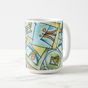 Mug Toutes formes et tailles - Art géométrique moderne