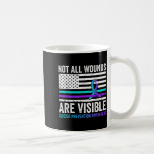 Mug Toutes les blessures ne sont pas visibles Drapeau