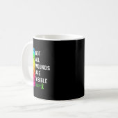 Mug Toutes les blessures sont visibles - Sensibilisati (Devant gauche)