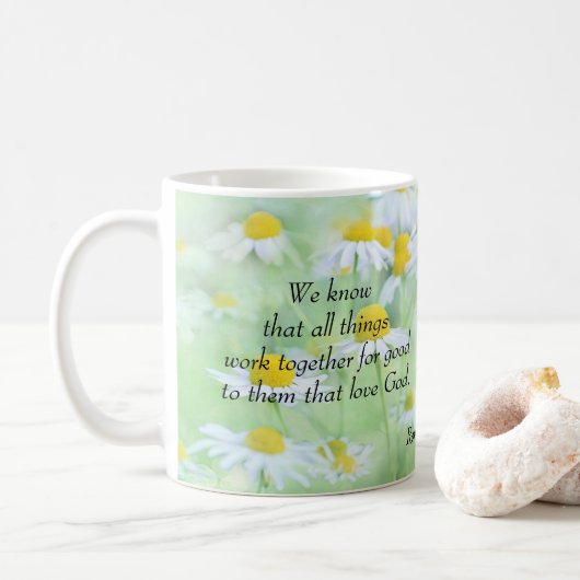 Mug Toutes les choses fonctionnent ensemble pour de (Avec donut)