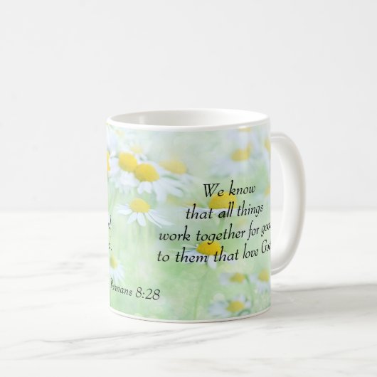 Mug Toutes les choses fonctionnent ensemble pour de (Devant droit)