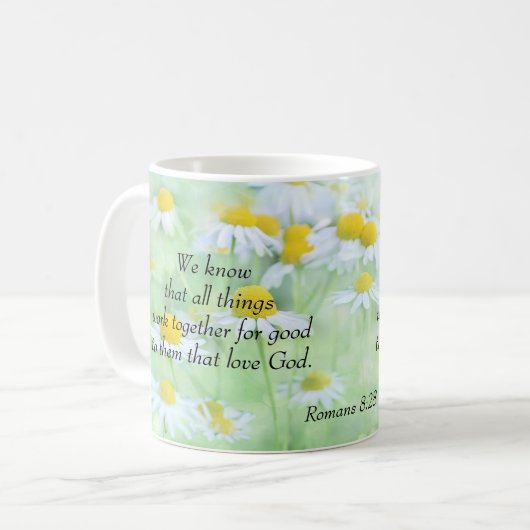 Mug Toutes les choses fonctionnent ensemble pour de (Devant gauche)