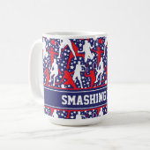 Mug Toutes les étoiles ⭐ tennis 🎾 avec texte personna (Devant gauche)