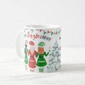 Mug Toutes les filles Jingle Soeurs Besties Noël (Devant gauche)
