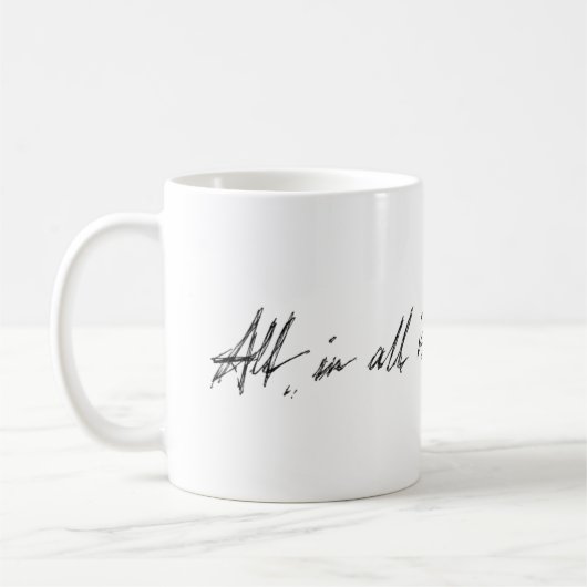Mug Toutes mes excuses (Gauche)
