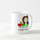 Mug Toutes mes oreilles formées par HaveTriangle (Devant droit)