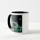 Mug Tower Bridge la nuit, Londres, Angleterre (Devant gauche)