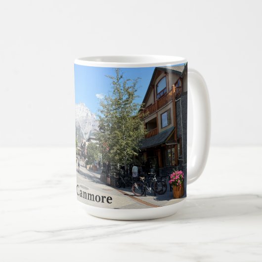 Mug Town of Canmore in Alberta Canada (Devant droit)