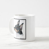 Mug Toy Fox Terrier Art par Glenda S. Harlan (Devant gauche)