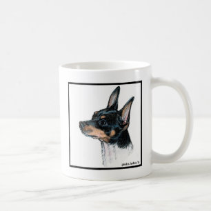 Mug Toy Fox Terrier Art par Glenda S. Harlan