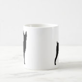 Mug Toy Fox Terrier Chien race Silhouettes (Centre)