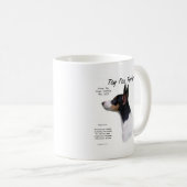 Mug Toy Fox Terrier Histoire Conception (Devant droit)