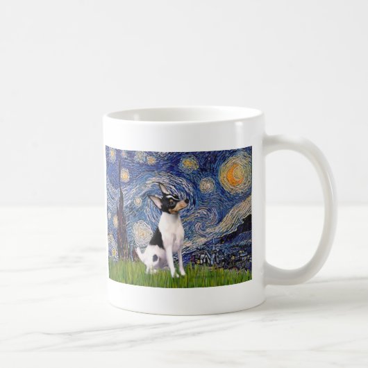 Mug Toy Fox Terrier - Nuit étoilée (Droite)
