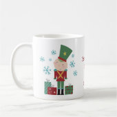 Mug Toy Soldier Stars Nom de l'enfant Love Père Noël (Gauche)