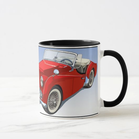 Mug TR3 rouge (Droite)