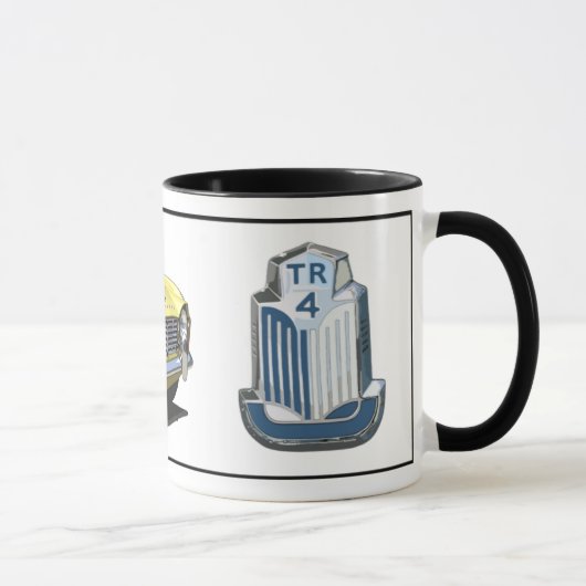 Mug TR4 jaune (Droite)