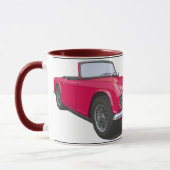Mug TR4 rouge (Gauche)
