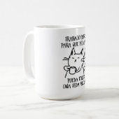 Mug Trabajo duro (Devant gauche)