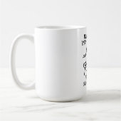 Mug Trabajo duro (Gauche)