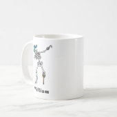 Mug Tracé ou traiter Halloween Dabbing Pirate personna (Devant gauche)