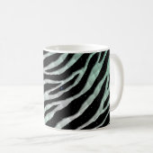 Mug Tracées SpaceTime arrachées - Mint/Blanc (Devant droit)