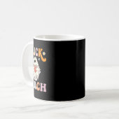 Mug Tracer ou enseigner Super Halloween Fantôme Floral (Devant gauche)