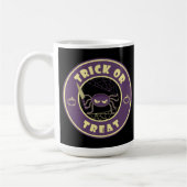 Mug Tracer ou traiter l'araignée halloween style C Sta (Gauche)