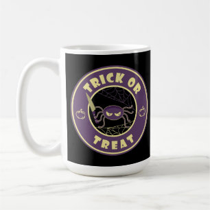 Mug Tracer ou traiter l'araignée halloween style C Sta