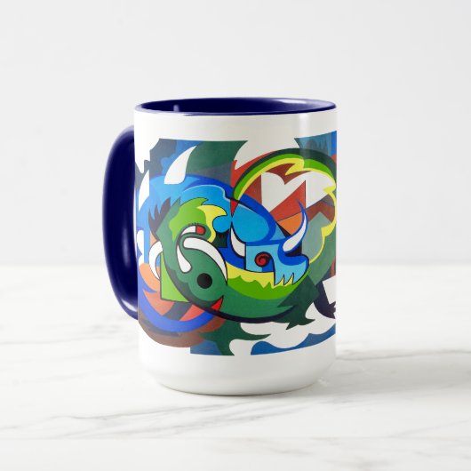 Mug Traces 8 (Devant gauche)