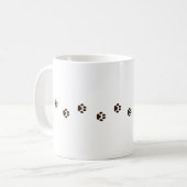 Mug Traces Feline des Empreintes de pattes de chats Br (Devant gauche)