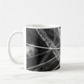 Mug Traces Jet en noir et blanc (Gauche)