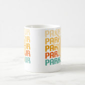 Mug Traceur de Parkour Classique Rétro Vintage (Centre)