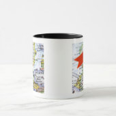 Mug Tracez la goupille placée à Berlin, Allemagne sur (Centre)