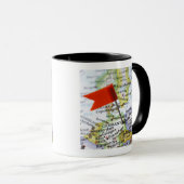 Mug Tracez la goupille placée à Berlin, Allemagne sur (Devant droit)