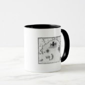 Mug Tracez No.5 montrant l'itinéraire de la flotte (Devant droit)