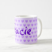 Mug Tracie en violet (Devant droit)