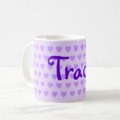 Mug Tracie en violet (Devant gauche)