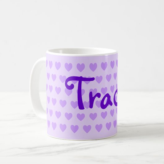 Mug Tracie en violet (Devant gauche)